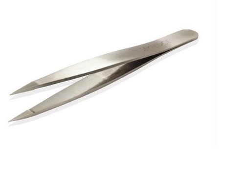 metal tweezer pointed